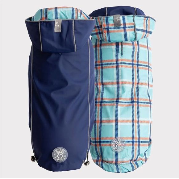 GF PET Other - XS Reversible Dog Raincoat with Hood